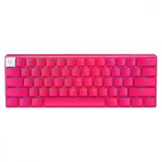 Imagem de Teclado Gamer Sem Fio Logitech G PRO X 60 Lightspeed RGB Mecânico Switch Tátil Óptico Magenta US - 920-011940