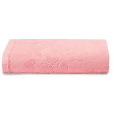 Imagem de Toalha De Banho Aveludada Romance Dohler Macia 100% Algodão, Rosê