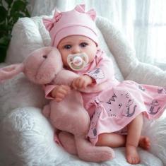 Imagem de Boneca Reborn BABESIDE Bailyn 50 cm com corpo macio para crianças a pa