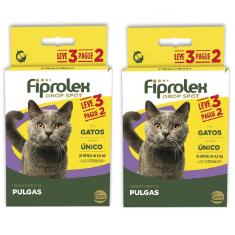 Imagem de Combo 2Un Antipulgas Fiprolex Gatos Pague 2 Leve 3