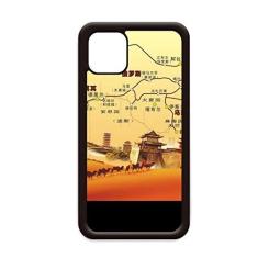 Imagem de Capa Landmark Camel Desert Journey Silk Road Map para iPhone 12 Pro Max para Apple Mini Mobile Case Shell