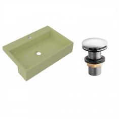 Imagem de Kit Cuba XRT55 Válvula Click 1 Polegadas G Compace Verde Acqua