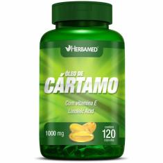 Imagem de Óleo De Cártamo Com Vitamina E - 120 Cápsulas - Herbamed