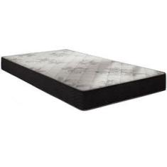 Imagem de Colchão de Solteiro Portobel Sevilha com Espuma D23 e Revestimento em Tecido Poliéster 12x78x188cm - Cinza