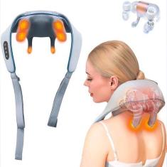 Imagem de Massageador Eletrônico Recarregável Pescoço Alívio Perfeito - RECARREG