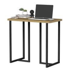 Imagem de Escrivaninha Estilo Industrial Moderna Mali 76cm Pequena Para Quarto C