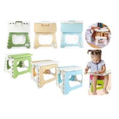 Imagem de Banquinho Dobrável Infantil Banqueta Alça Resistente - Compre Já Fácil