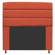 Imagem de Cabeceira Estofada Turim 195 cm King Size Suede Terracota - Amarena Móveis