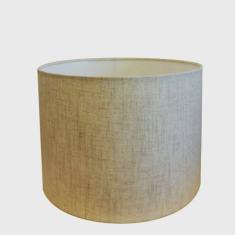 Imagem de Cúpula Abajur Cilíndrica Cp-7022 Ø45x30cm Rustico Bege