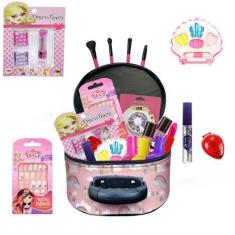 Em promoção! Crianças Maquiagem Kit De Brinquedos Para A Menina E Lavável,  Cosméticos, Brinquedos Conjunto De Fingir Jogo Princesa Sombra Blush  Crianças Maquiagem Kit De Brinquedo