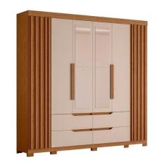Imagem de Guarda Roupa Doble Casal 6 Portas com Espelho Albatroz Moveis