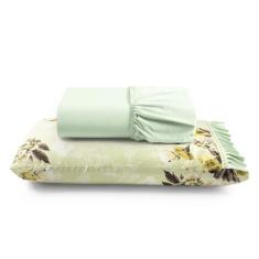 Imagem de Jogo De Lençol Babadinho Solteiro Percal 180 Fios 2 Peças - Santos E L