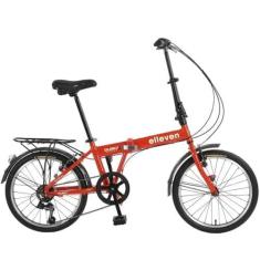 Imagem de Bicicleta Dobrável em Alumínio Aro 20 6V Dubly Shimano Vermelha