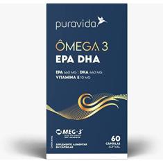 Imagem de Ômega 3 EPA DHA 60 Cápsulas - Puravida