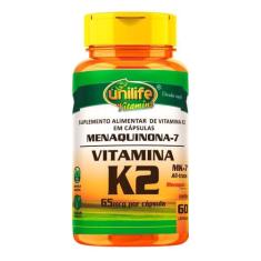 Imagem de Vitamina K2 Menaquinona 65mcg 60 Cápsulas - Unilife - A 