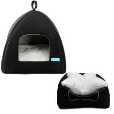 Imagem de Cama Casa Toca Iglu Tenda Caminha Cabana Para Cachorros E Gatos Pet 47