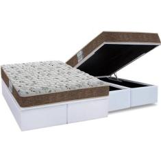 Imagem de Cama Box Baú King: Colchão Espuma Probel D45 Prodormir Advanced + Base
