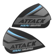 Imagem de Orelhas Laterais Capacete Pro Tork Attack Hsa, AZUL CLARO, Único