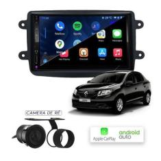 Imagem de Multimídia MP10 CarPlay e Android Auto Logan 2013 em diante - First Op
