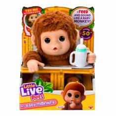 Imagem de Pelúcia Interativa - Little Live Pets - My Baby Macaquinho - Fun Divirta-se