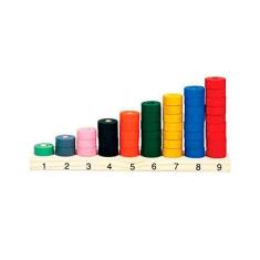 Imagem de Brinquedos Educativos Ábaco de Seriação 45 Peças