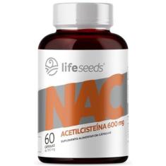 Imagem de NAC - N-Aceitl L-Cisteína - 600mg - 1 Pote - 60 Cápsulas (2 Meses)