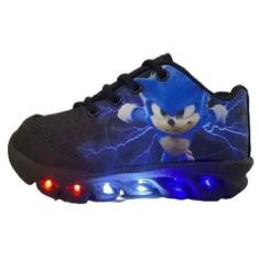 Imagem de Tênis Infantil Led Sonic Infantil De Menino Luzinha Bebe Luz - Prover