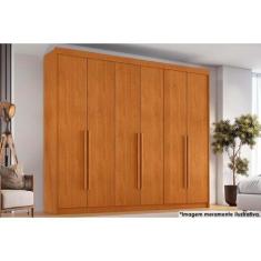 Imagem de Guarda Roupa Casal 6 Portas E 6 Gavetas Versalhes Cinamomo - Conquista