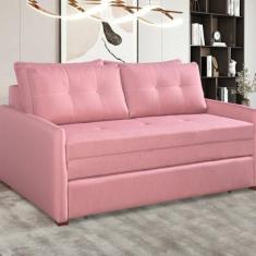 Imagem de Sofa Cama Montreal Casal 157 Cm X 95 Cm Rosa