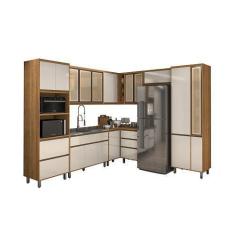 Imagem de Cozinha Agata 10 Peças Reflecta Freijó/Off White  Vitamov