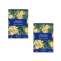 Imagem de Kit 2 Sabonete Em Barra Phebo Limão Siciliano Bar Soap 100G