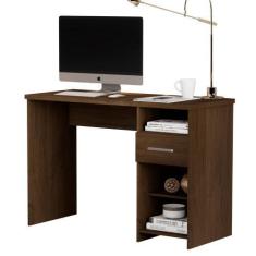 Imagem de Mesa De Computador Escrivaninha Com Gaveta Para Quarto Escritorio Rece