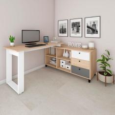 Imagem de Escrivaninha Artany Next com 3 Gavetas e 4 Nichos