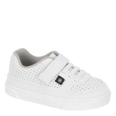 Imagem de Tênis Casual Infantil Menino Calce Fácil Molekinho 2133.182, Branco, 2