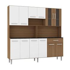 Imagem de Cozinha Compacta Kit Clara 12 Portas 1 Gaveta Poliman