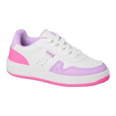 Imagem de Tênis Infantil Yep Carinho Branco Lilás Pink Camin 3542-558JU-Feminino