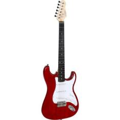 Imagem de Guitarra Giannini Strato G100 TRD/WH Translucent Red