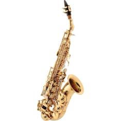 Imagem de Saxofone Soprano Curvo Sp 508 Eagle Laqueado