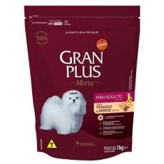 Imagem de Ração GranPlus Frango e Arroz para Cães Adultos Mini e Pequenas - 1 Kg