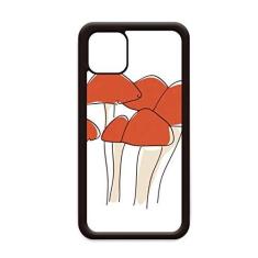Imagem de Capa com estampa de linha de cogumelo de desenho animado para iPhone 11 Pro Max para Apple Mobile Case
