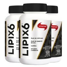 Imagem de Kit 3 Lipix 6 Vitafor 120 Cápsulas
