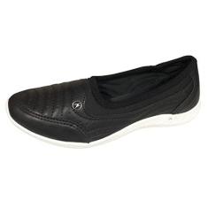 Imagem de Tênis Feminino Sapatilha Slip On Preto Branco Kolosh C3182-0001