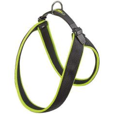 Imagem de Peitoral Ferplast Agila Fluo Amarelo E Preto Para Cães Até 35Kg - Tama