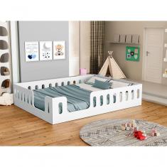 Imagem de Cama Casal Penelope Com Grades De Segurança E Colchão