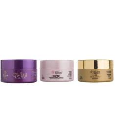Imagem de Cronograma Capilar 3 Máscaras Super + Ouro + Caviar 300 ml - DYUSAR