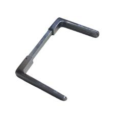 Imagem de Maçaneta Buzios para Portas de até 75mm espessura Cromada