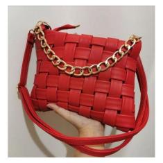 Imagem de Bolsa Feminina Transversal  Corrente Crossbody Passeio - Unistar, Bran