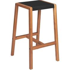 Imagem de Banqueta Tramontina Verona em Madeira Teca com Acabamento em Verniz Incolor, Cor: NULL