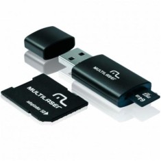 Imagem de Cartão de Memória Micro SD com Adaptador Multilaser 64 GB Mc115