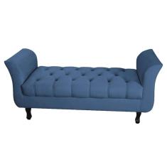 Imagem de Divã Recamier Barcelona - 1,50 Suede - Cinza Escuro